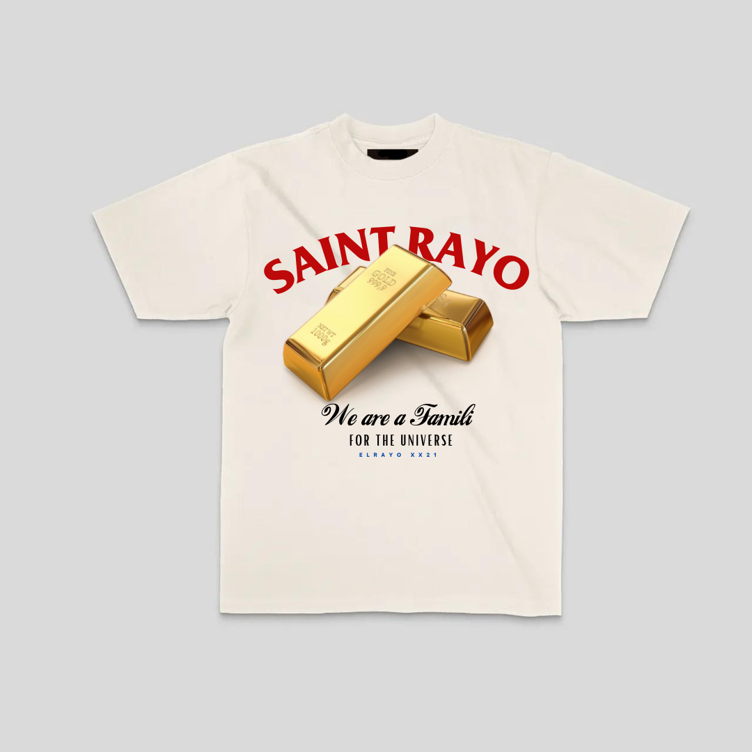 CAMISETA  SAINT RAYO GOLD INGOT