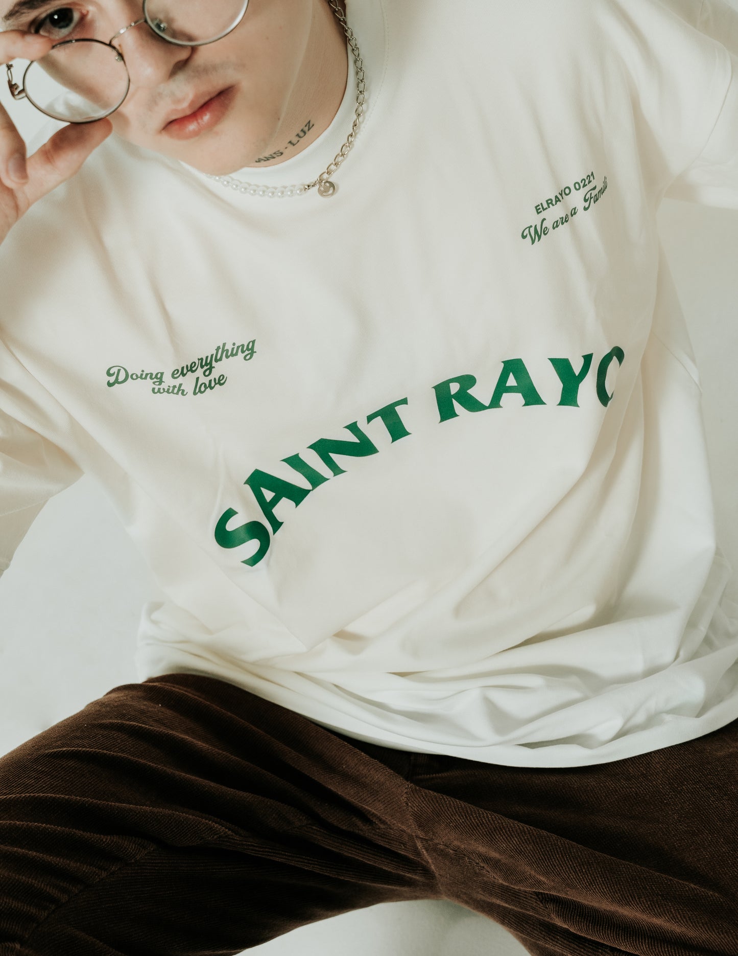 CAMISETA  SAINT RAYO BEIGE