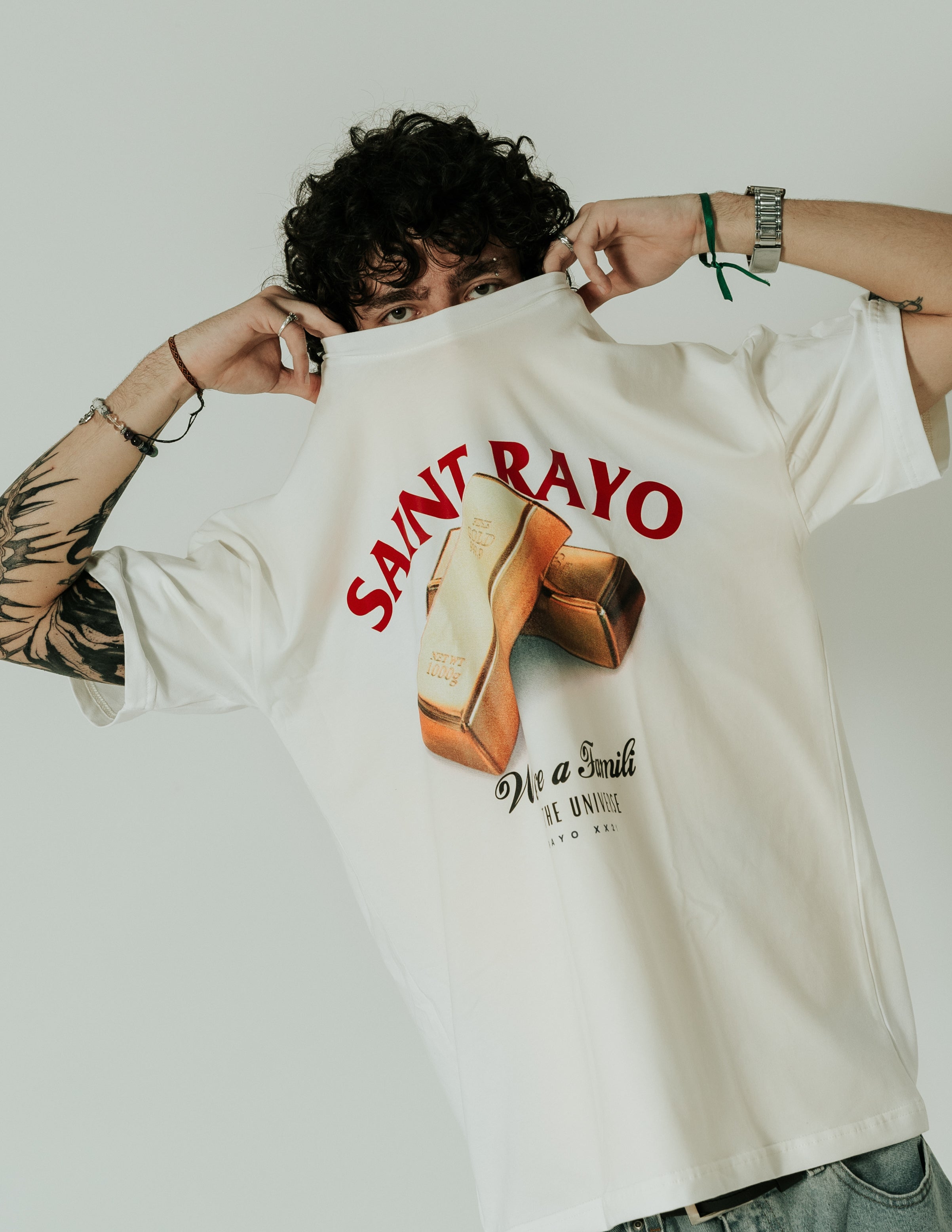 Camiseta saint laurent discount rayo