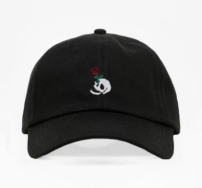 LA ROSE DAD HAT-BLACK