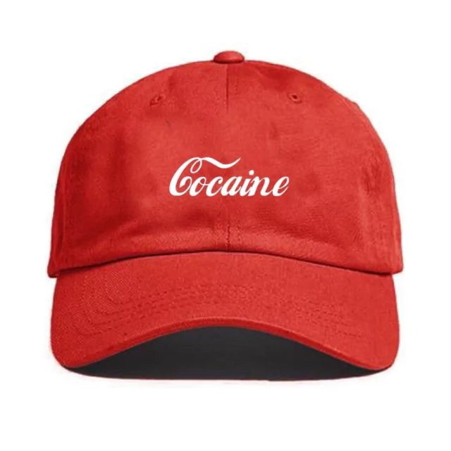 COCAINE DAD HAT - RED