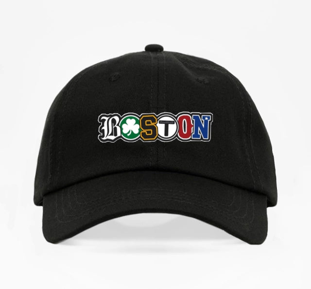 BOSTON DAD HAT -BLACK